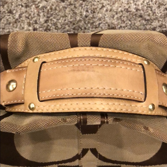 Authentic Brown/Tan Coach Purse - Picture 8 of 8